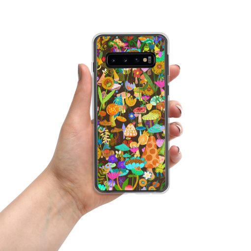 Never Let Gnomes Play with Your Poems dark background Case for Samsung® - Image 2