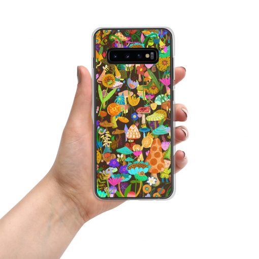 Never Let Gnomes Play with Your Poems dark background Case for Samsung® - Image 3