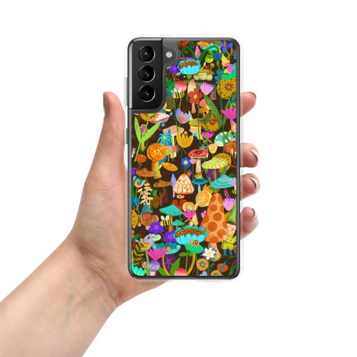 Never Let Gnomes Play with Your Poems dark background Case for Samsung® - Image 8